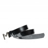Women belt 17-1m patent antracit