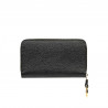 Women wallet 204g black caviar