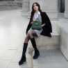 Women shoulder bag 033g forest green