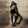Women knee boots 3405 bufo black combined