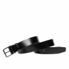 Curea barbati 75b negru lucios