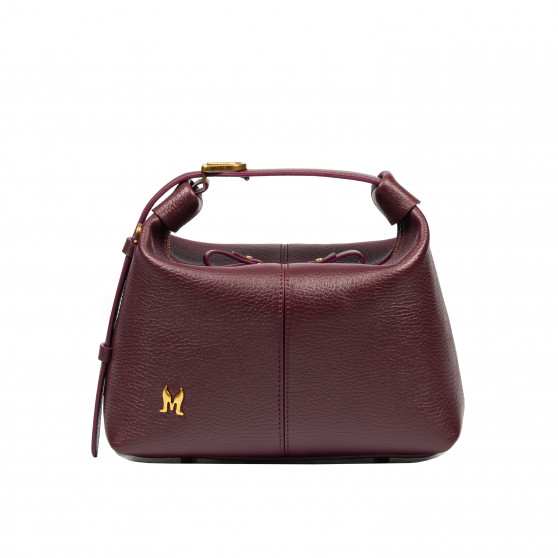 Women hand bag 037g burgundy