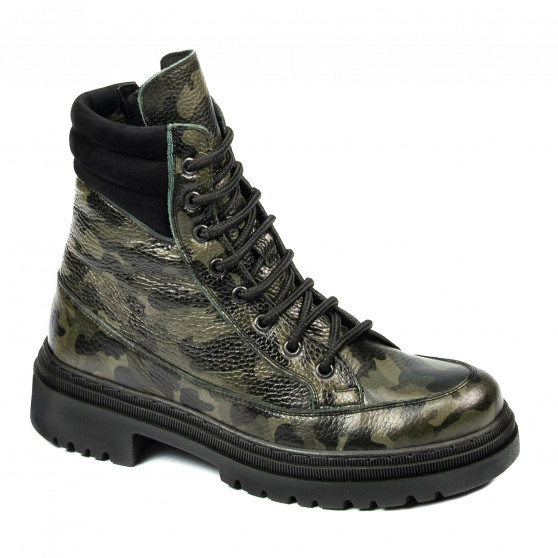 Ghete dama 3362 kaki camuflaj