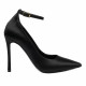 Pantofi eleganti dama 1311 satin negru