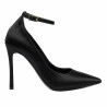 Women stylish, elegant shoes 1311 saten black