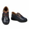 Children shoes 2004-1 indigo+brown