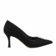 Pantofi eleganti dama 1318 negru velur