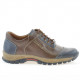 Men sport shoes 852 indigo + brown 1