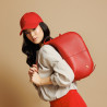 Women hand bag 038g red caviar
