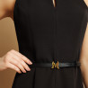 Women belt 42mc black napa