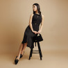 Women dancers 1327 black velour
