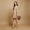 Women stylish, elegant shoes 1324 nude