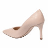 Women stylish, elegant shoes 1325 croco beige