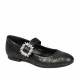 Balerini dama 1314 negru stampat