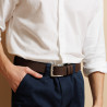 Men belt 34bc brown caviar