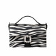 Women hand bag 039g 01 cavallino zebra