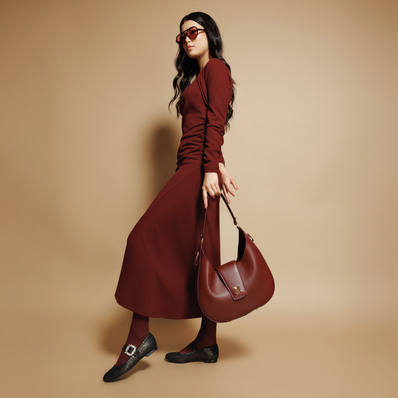 Balerini dama 1314 negru stampat lifestyle
