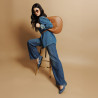 Women dancers 1309 blue jeans