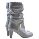 Women knee boots 1117 gray