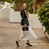 Women hand bag 039g 01 black velour