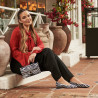 Women hand bag 039g 01 cavallino zebra