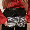 Women hand bag 039g 01 cavallino zebra