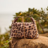 Women hand bag 037g cavallino leopard