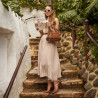 Women stylish, elegant shoes 1330 camel