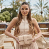 Women shoulder bag 028g croco beige