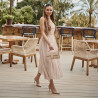 Women stylish, elegant shoes 1325 croco beige