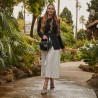 Sandale dama 1317 negru velur lifestyle