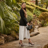 Women sandals 1317 black velour