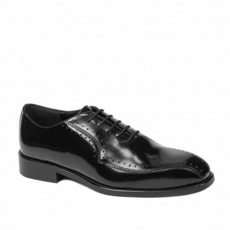 Pantofi eleganti barbati 985 negru florantic