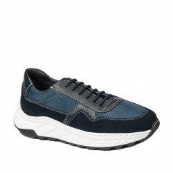 Pantofi casual/sport barbati 986 indigo combinat