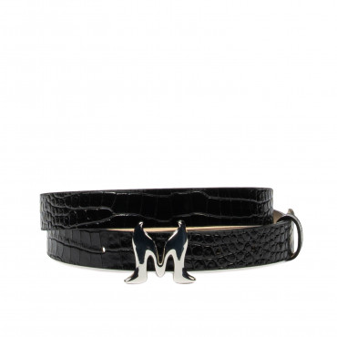 Curea dama 41-1m croco lac negru