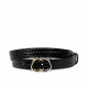 Curea dama 37-1m croco lac negru