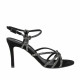 Sandale dama 1342 negru velur