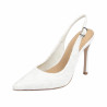 Women sandals 1352 saten white