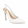 Women sandals 1352 saten white