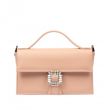 Women hand bag 039g 01 nude piersica