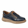 Pantofi eleganti adolescenti 8006 indigo combinat