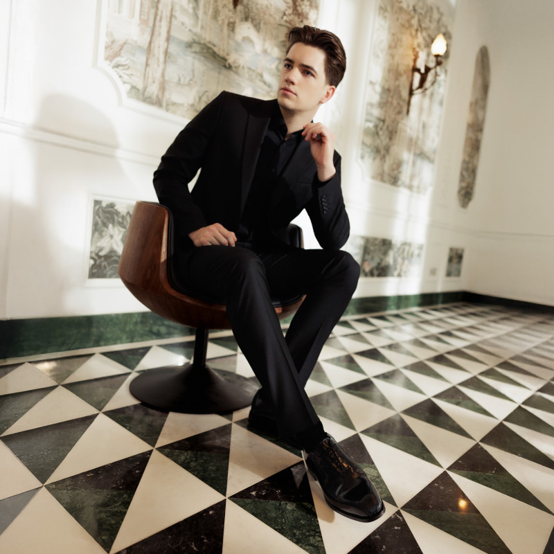 Pantofi eleganti barbati 985 negru florantic lifestyle