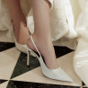 Sandale dama 1352 saten alb lifestyle