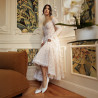Women dancers 1354 satin white