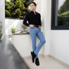 Men casual shoes 989 black velour