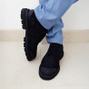 Men casual shoes 989 black velour