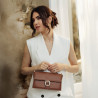 Women hand bag 039g brown cognac