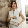 Women hand bag 039g ivory