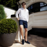 Men loafers, moccasins 980 indigo velour