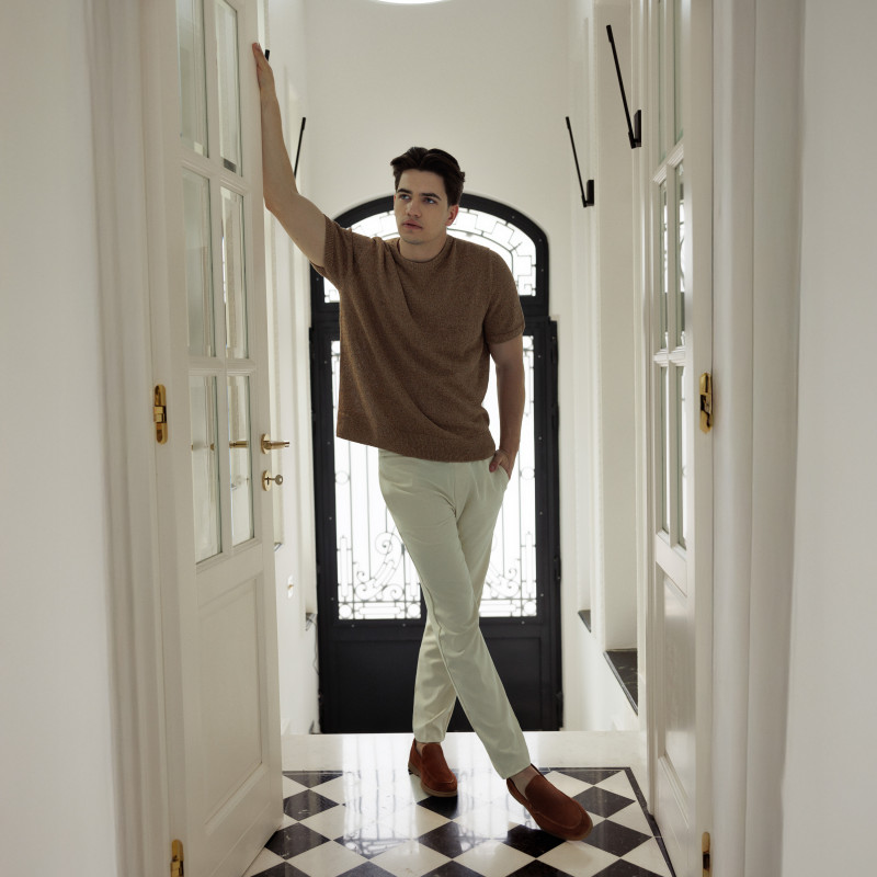Mocasini barbati 980 camel velur lifestyle